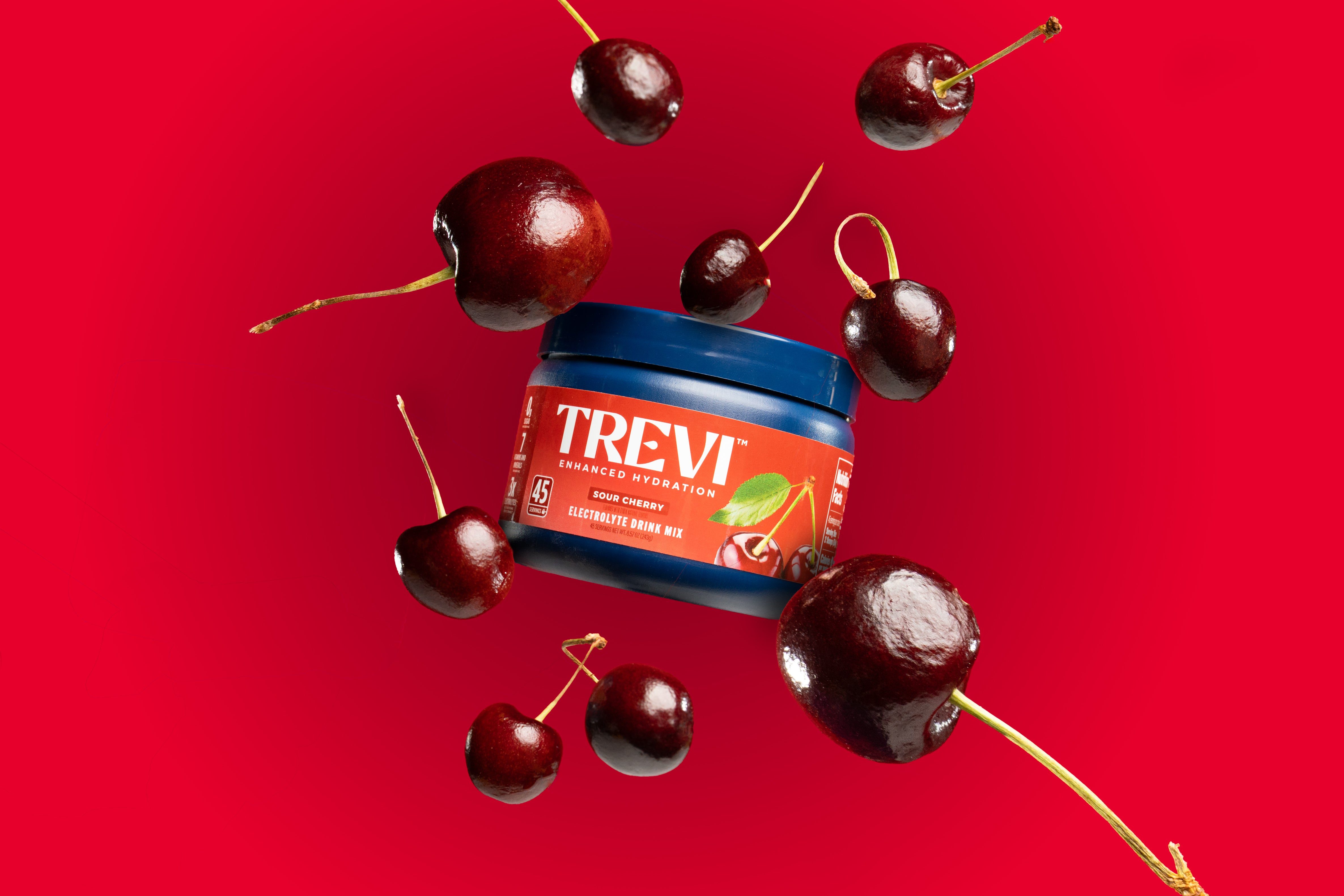 Everyday Hydration: 45 Serving Tub Sugar Free Electrolyte Drink Mix: Sour Cherry