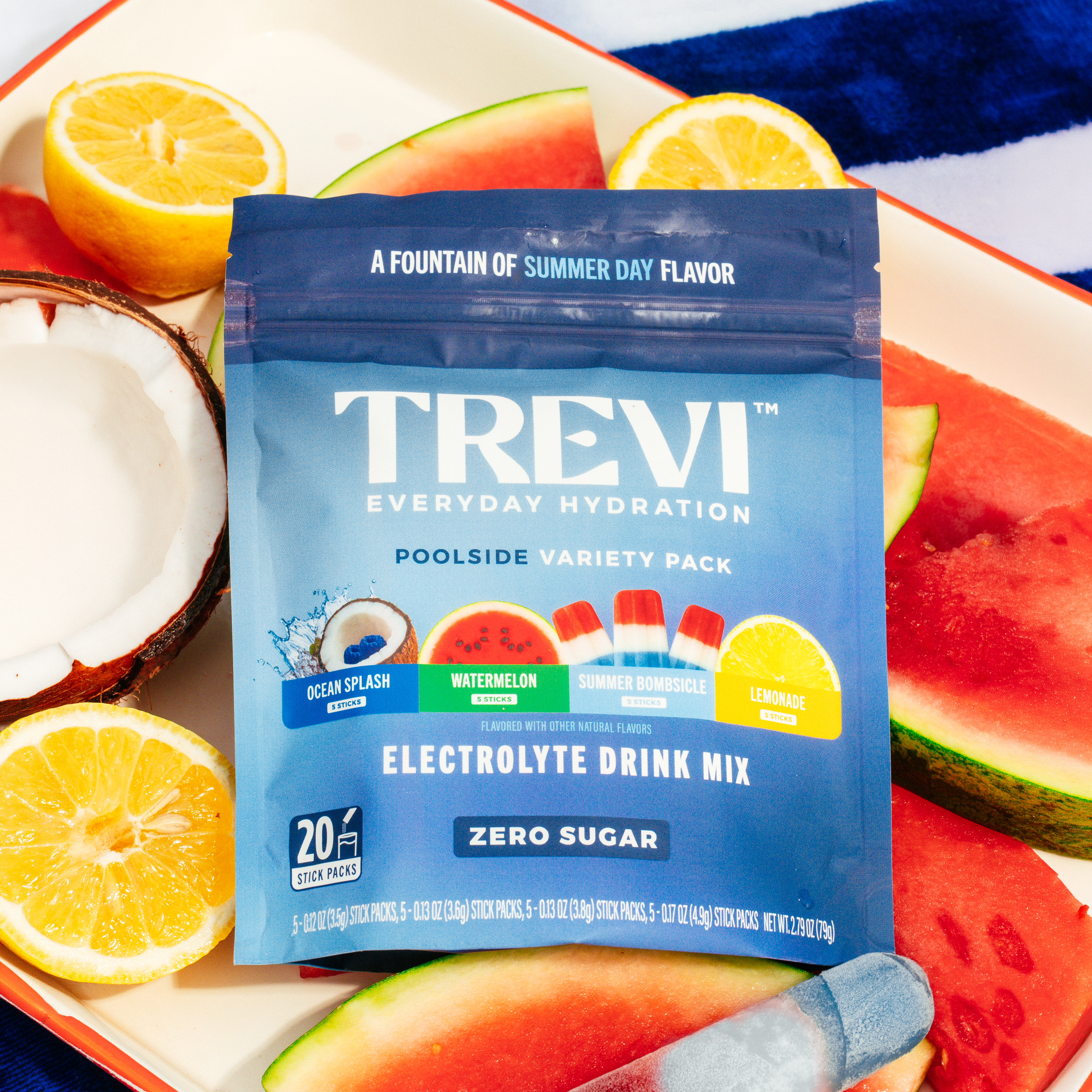 Everyday Hydration: 40 Serving: Variety Pack Poolside