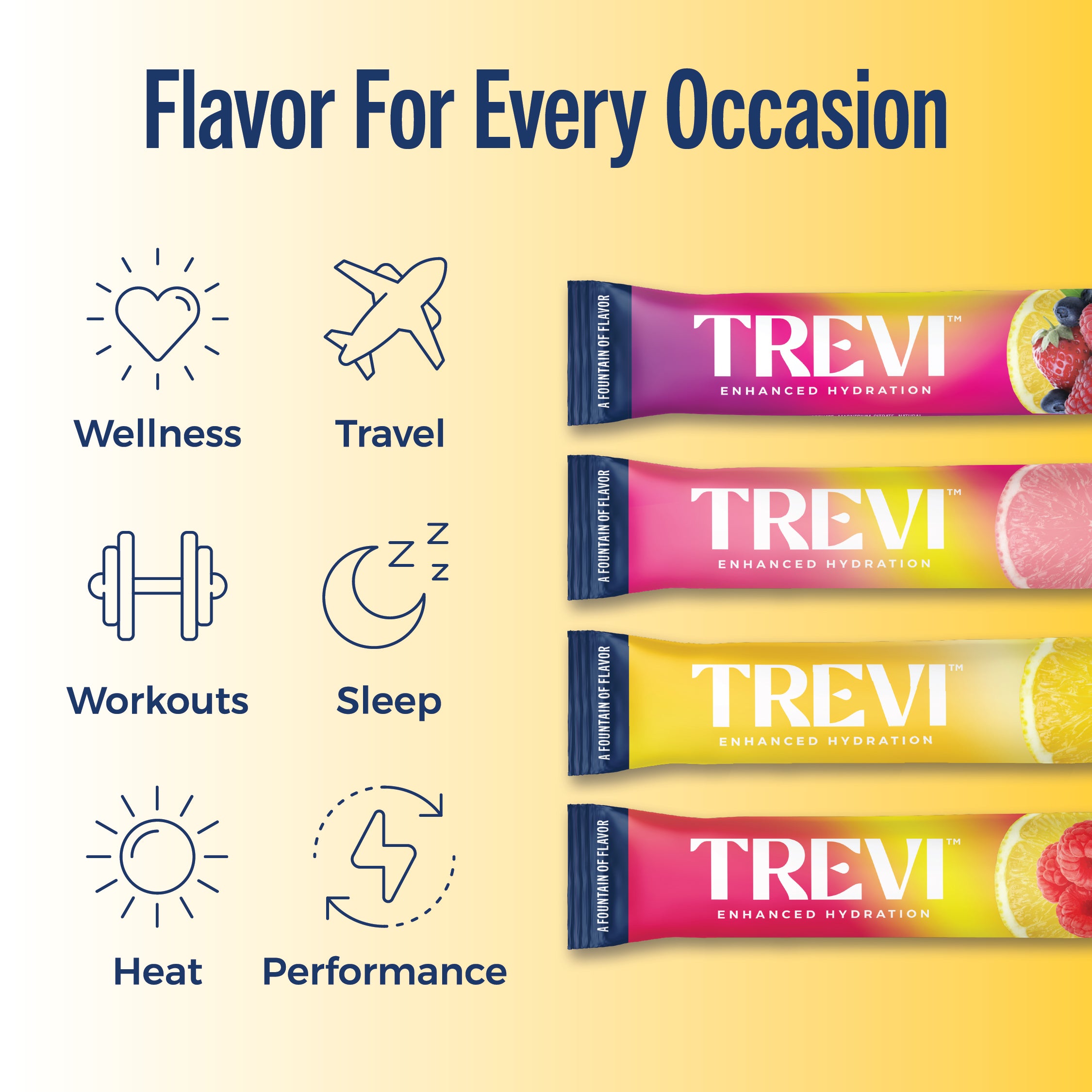 TBYB: Everyday Hydration: 8 Count Sugar Free Electrolyte Drink Mix: Lemonade Variety Pack-TBYB