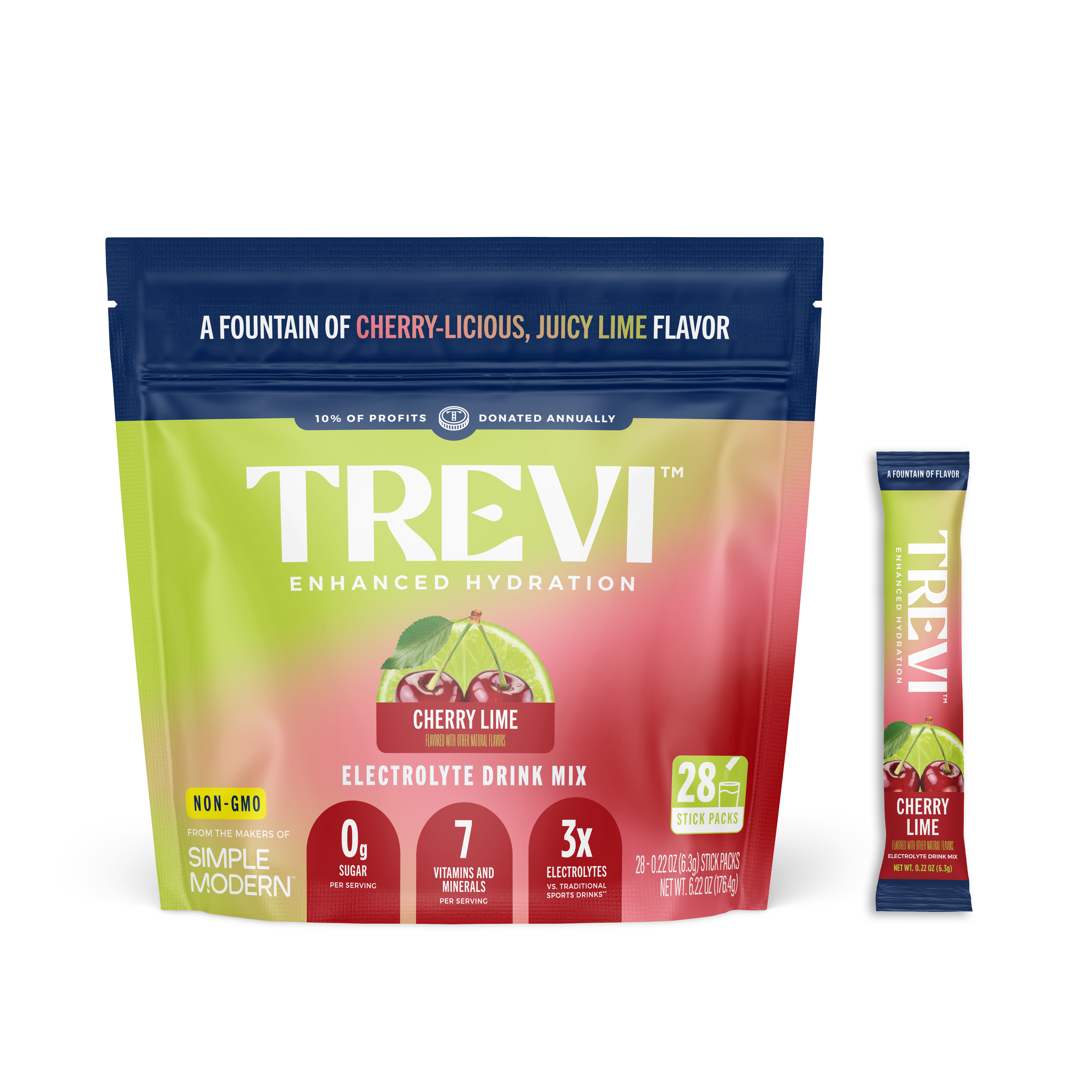 28 Count Sugar Free Cherry Lime Electrolyte Drink Mix