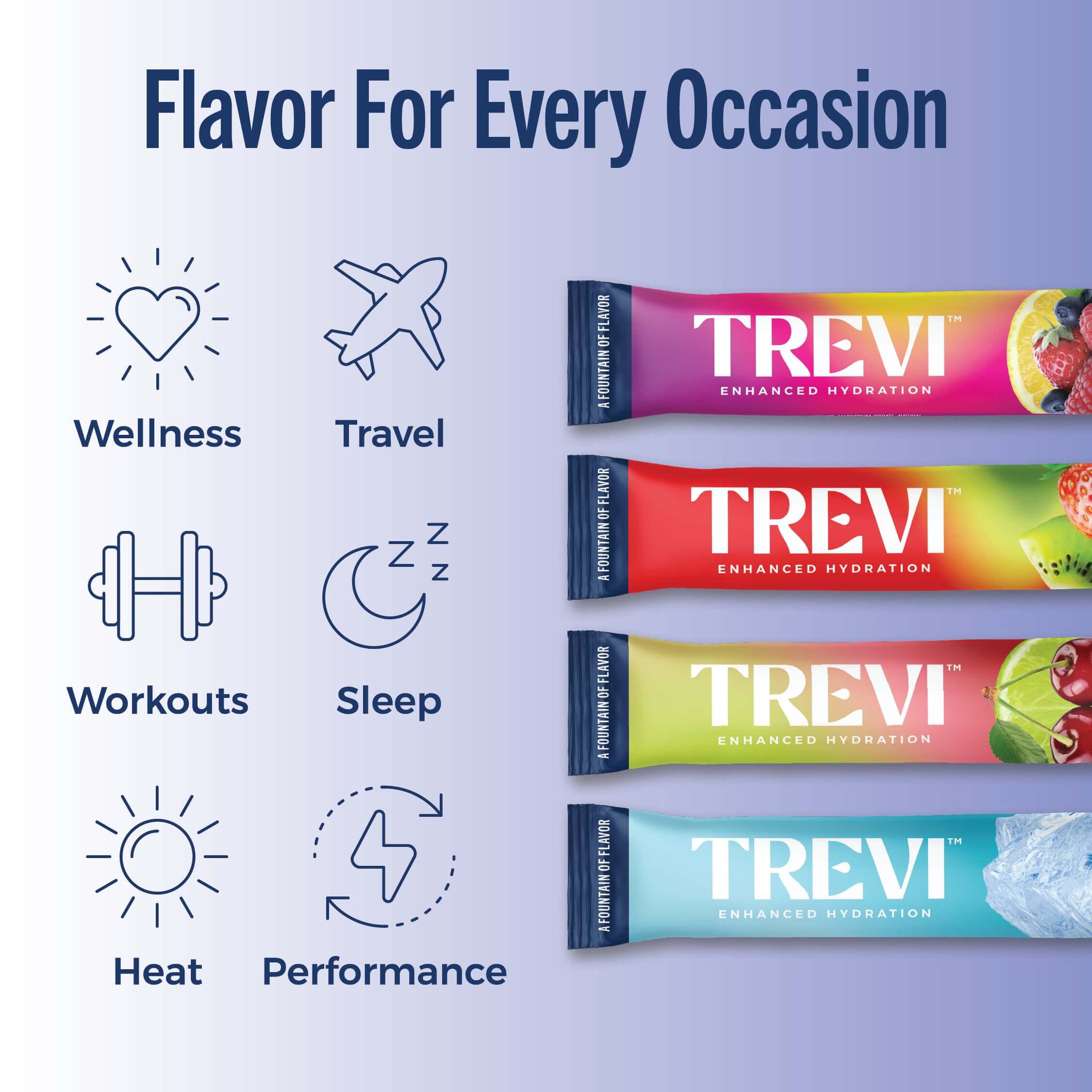 28 Count Sugar Free Trevi Favorites Variety Pack