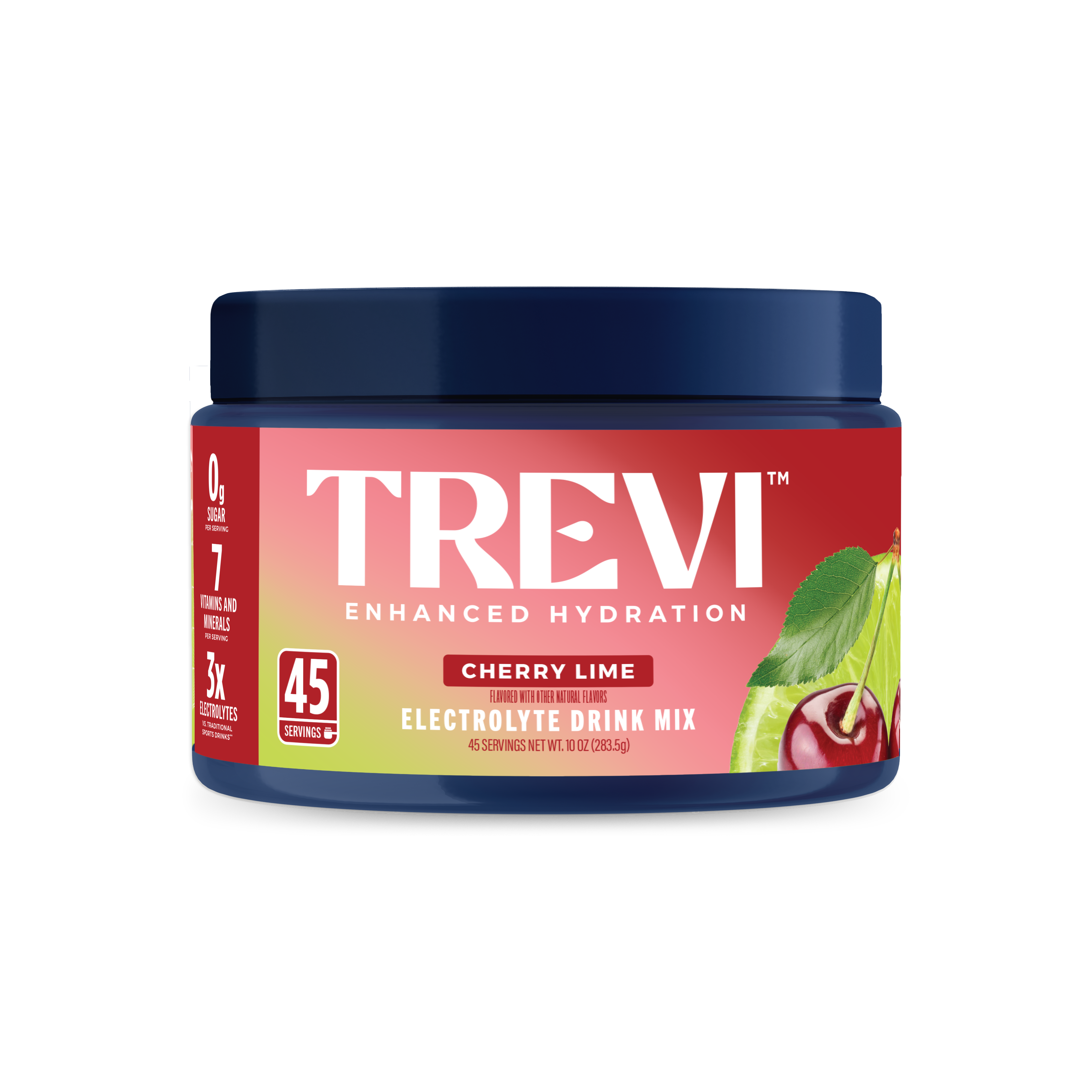 Everyday Hydration: 45 Serving Tub Sugar Free Electrolyte Drink Mix: Cherry Lime