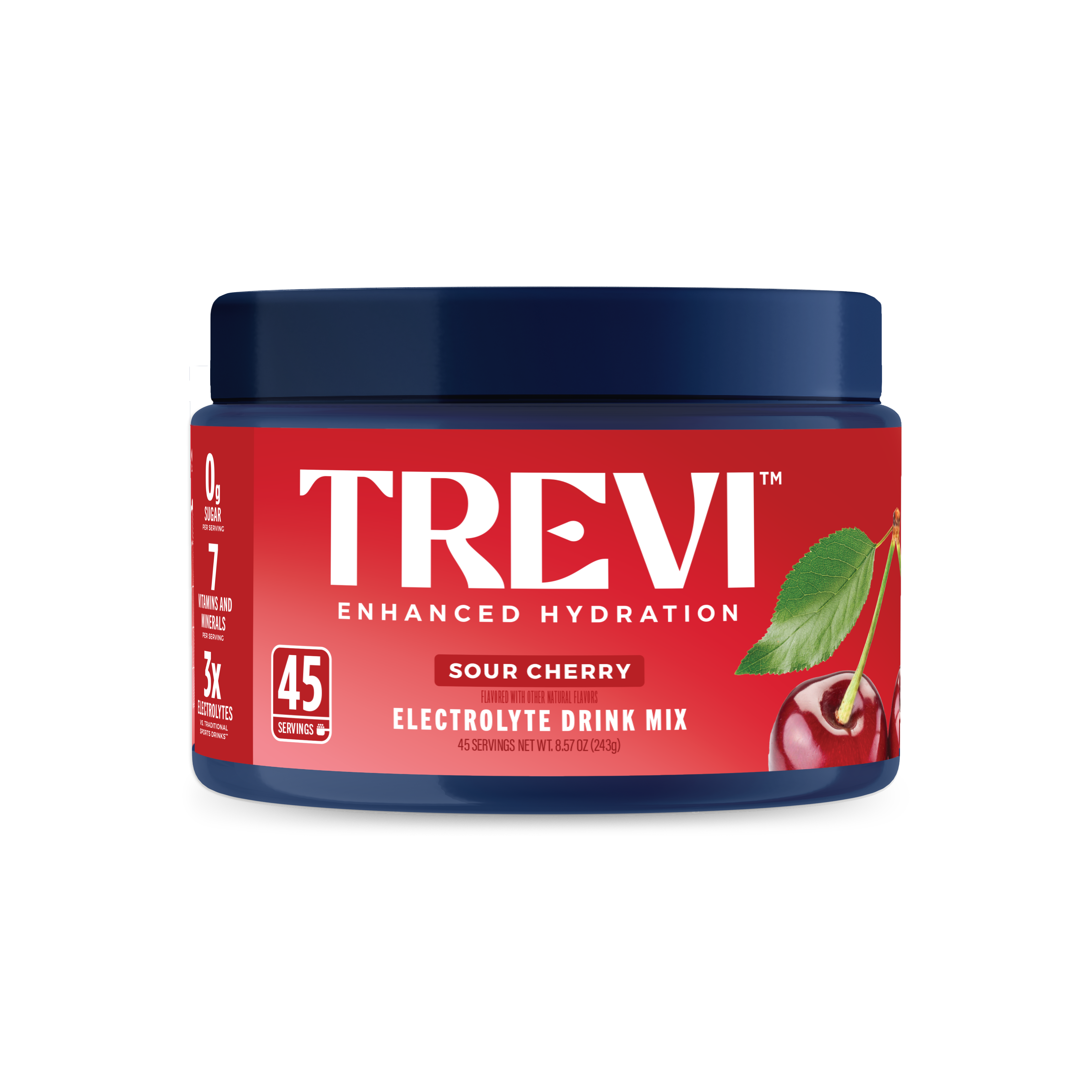 Everyday Hydration: 45 Serving Tub Sugar Free Electrolyte Drink Mix: Sour Cherry
