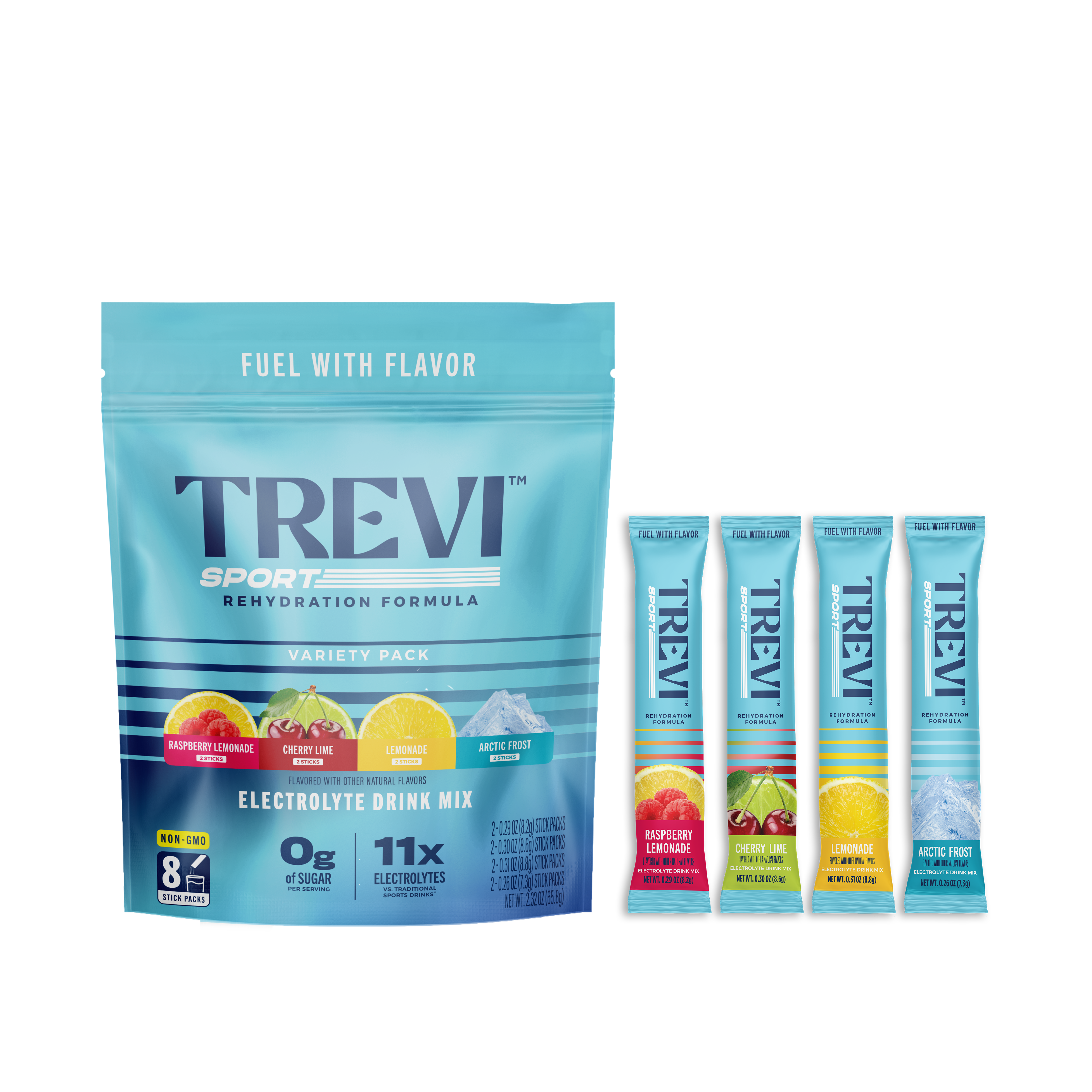 TBYB: Sport: 8 Serving Sugar Free Electrolyte Drink Mix: Variety Pack-TBYB